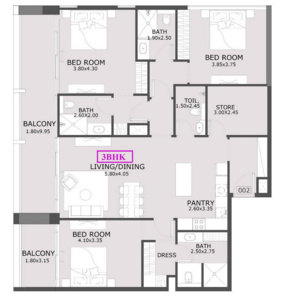 3 Bedroom